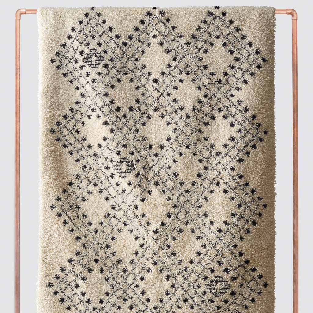 Aziza Hand-Knotted Beni Ourain Area Rug