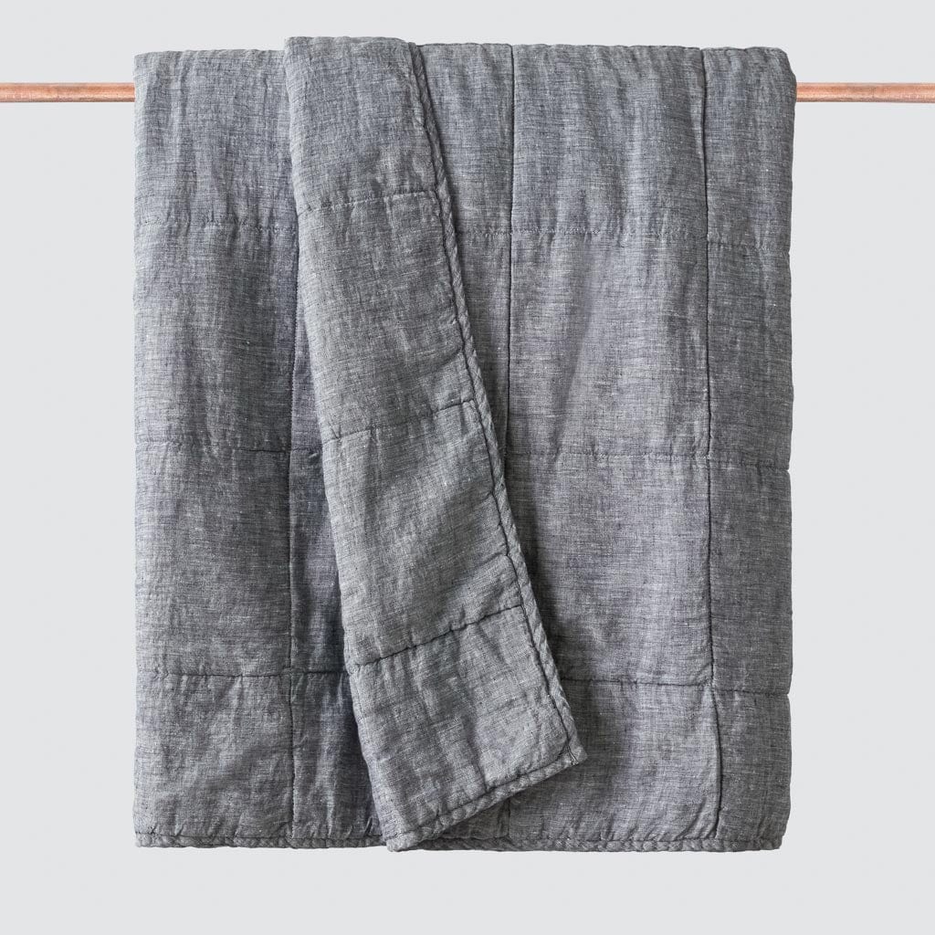 Stonewashed Linen Throw