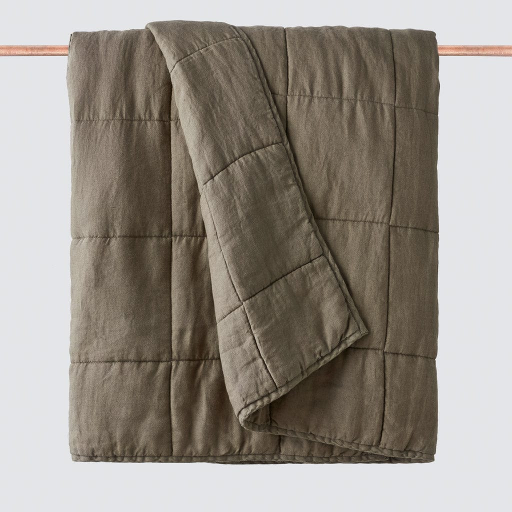 Stonewashed Linen Throw