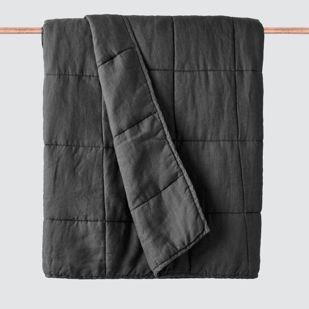Stonewashed Linen Throw
