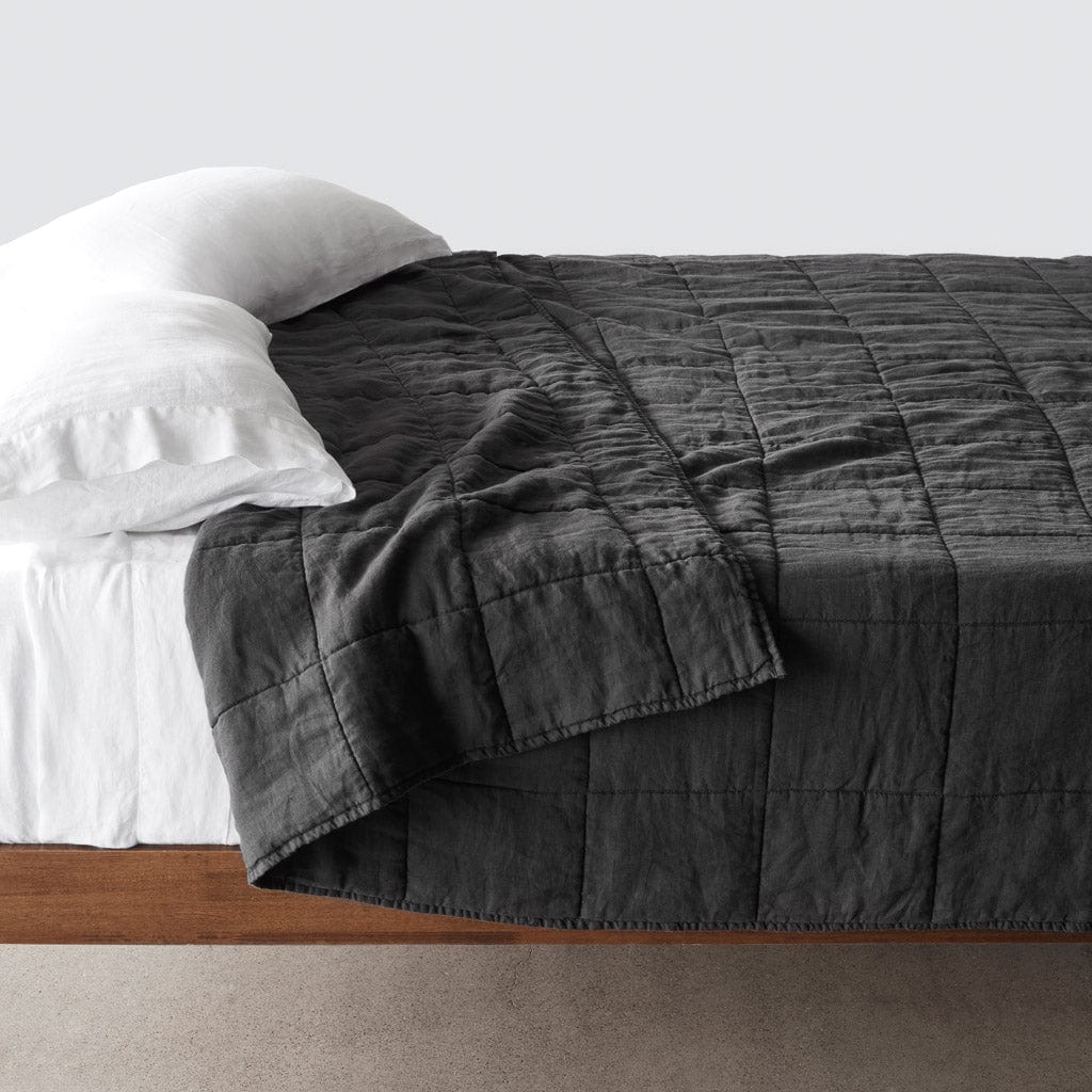 Stonewashed Linen Throw