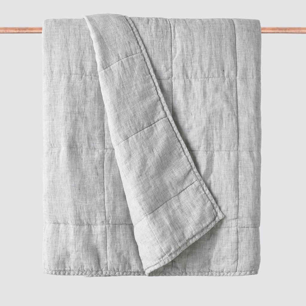 Stonewashed Linen Throw
