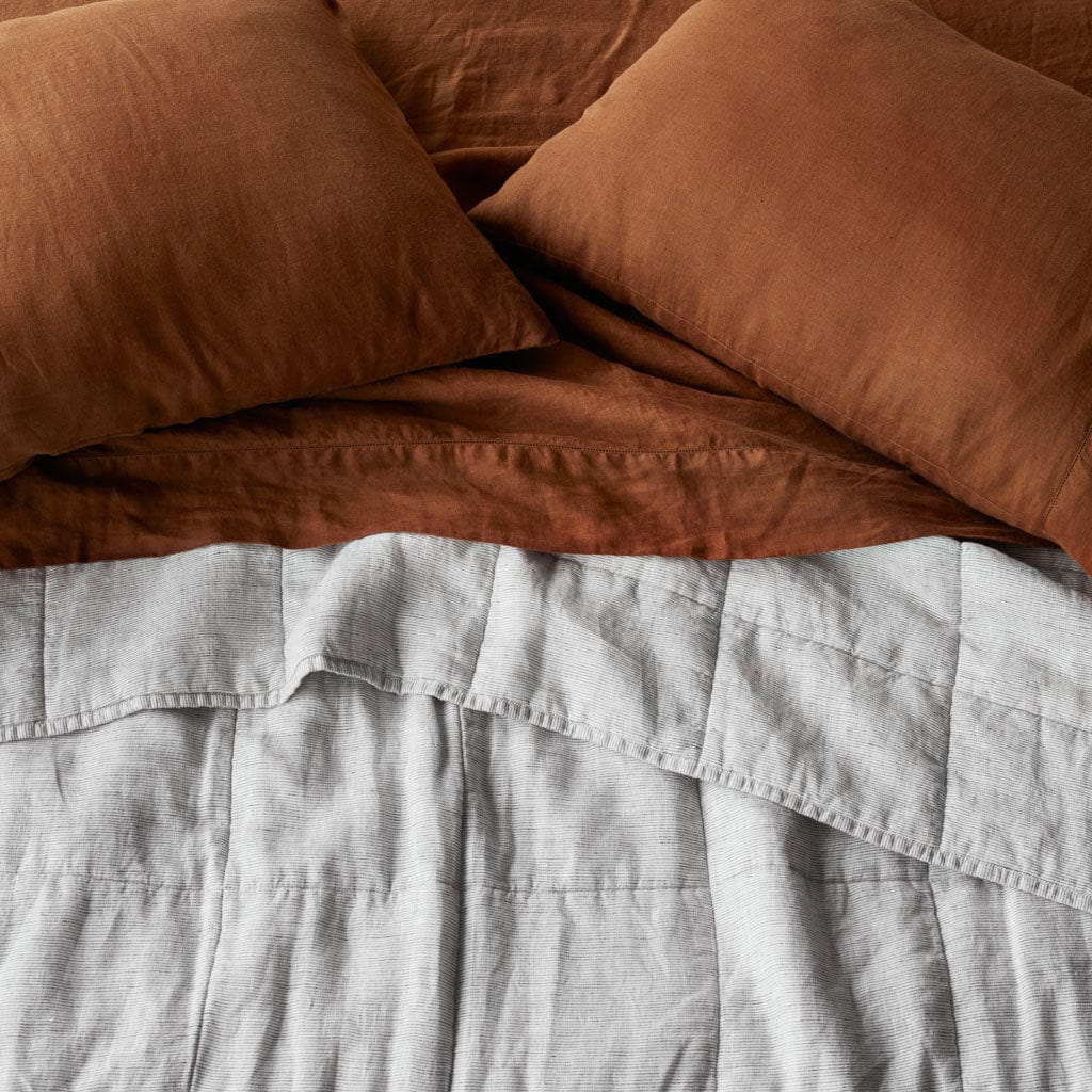 Stonewashed Linen Throw