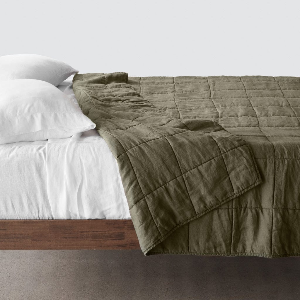 Stonewashed Linen Throw