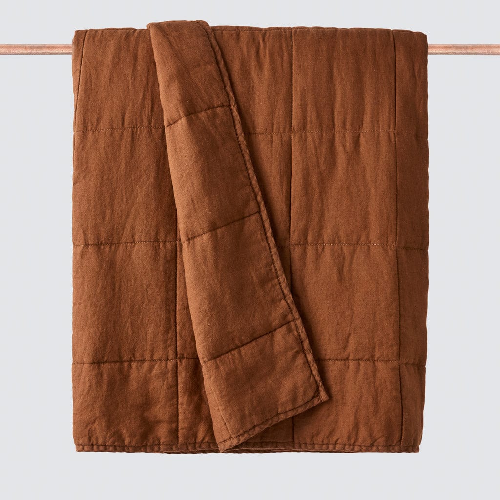 Stonewashed Linen Throw