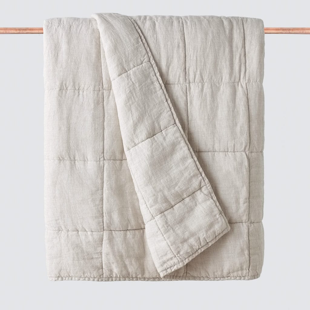 Stonewashed Linen Throw
