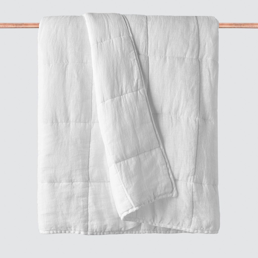 Stonewashed Linen Throw