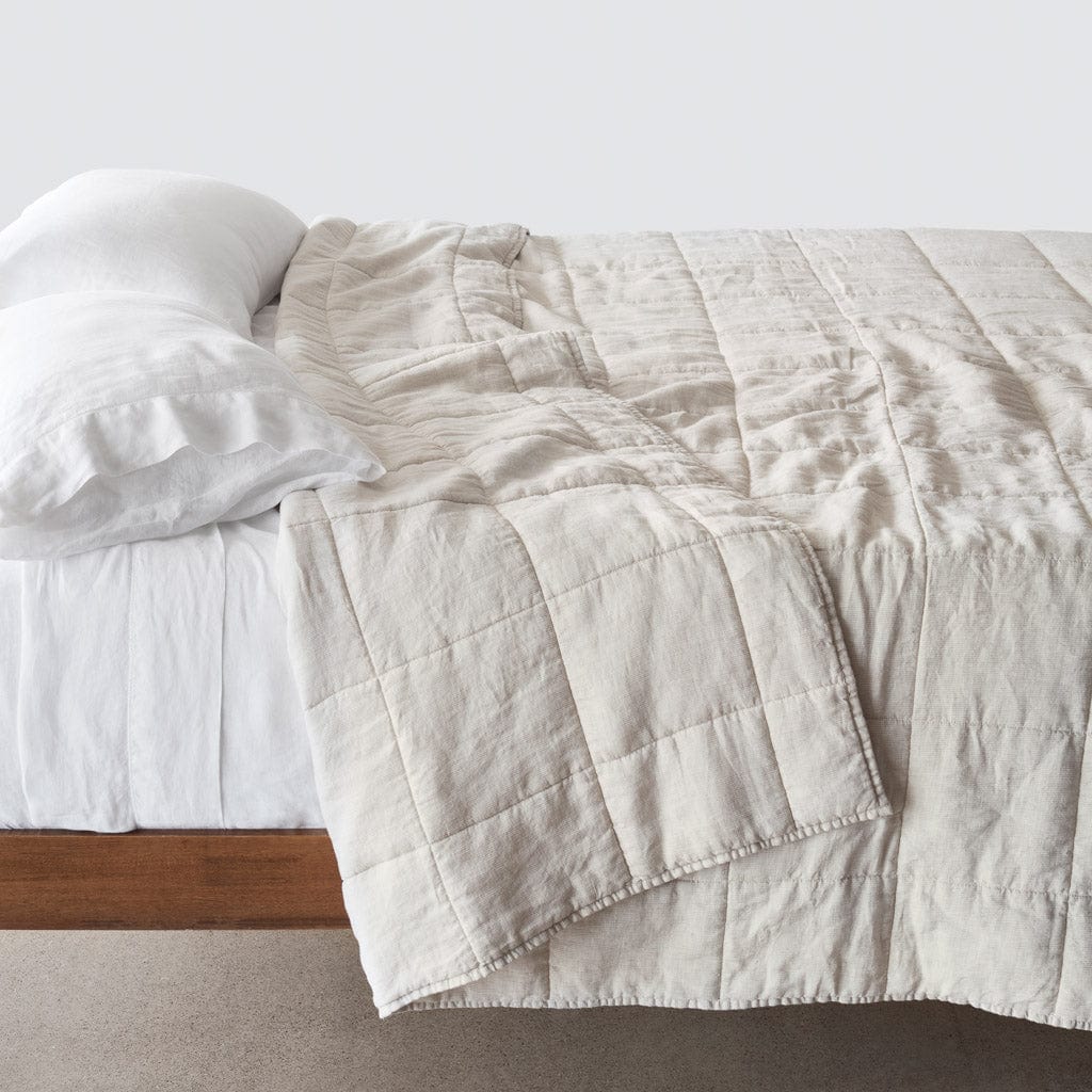 Stonewashed Linen Throw