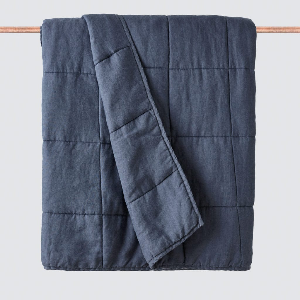 Stonewashed Linen Throw