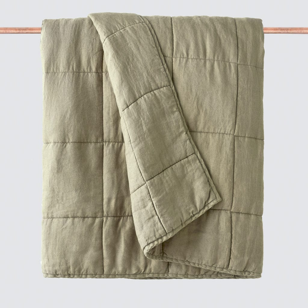 Stonewashed Linen Throw
