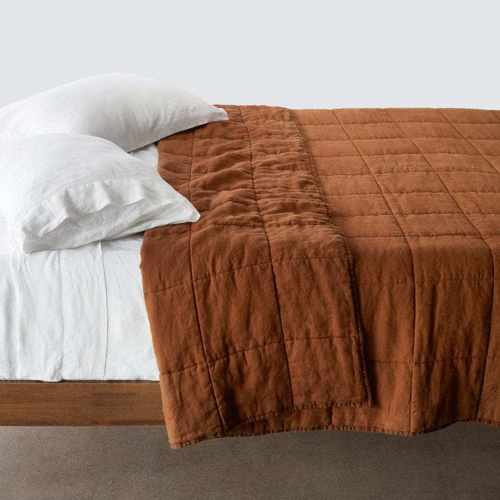 Stonewashed Linen Throw