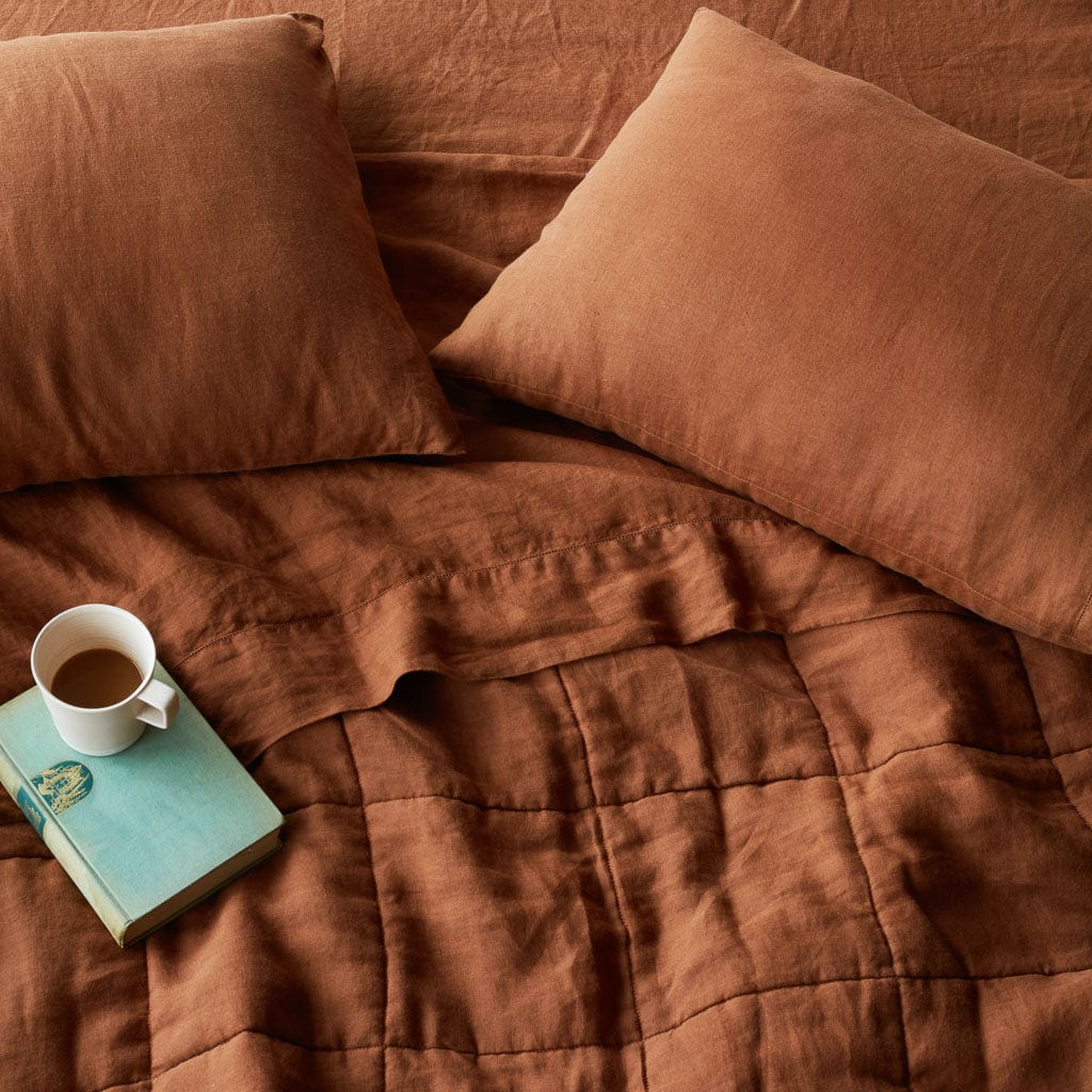 Stonewashed Linen Throw