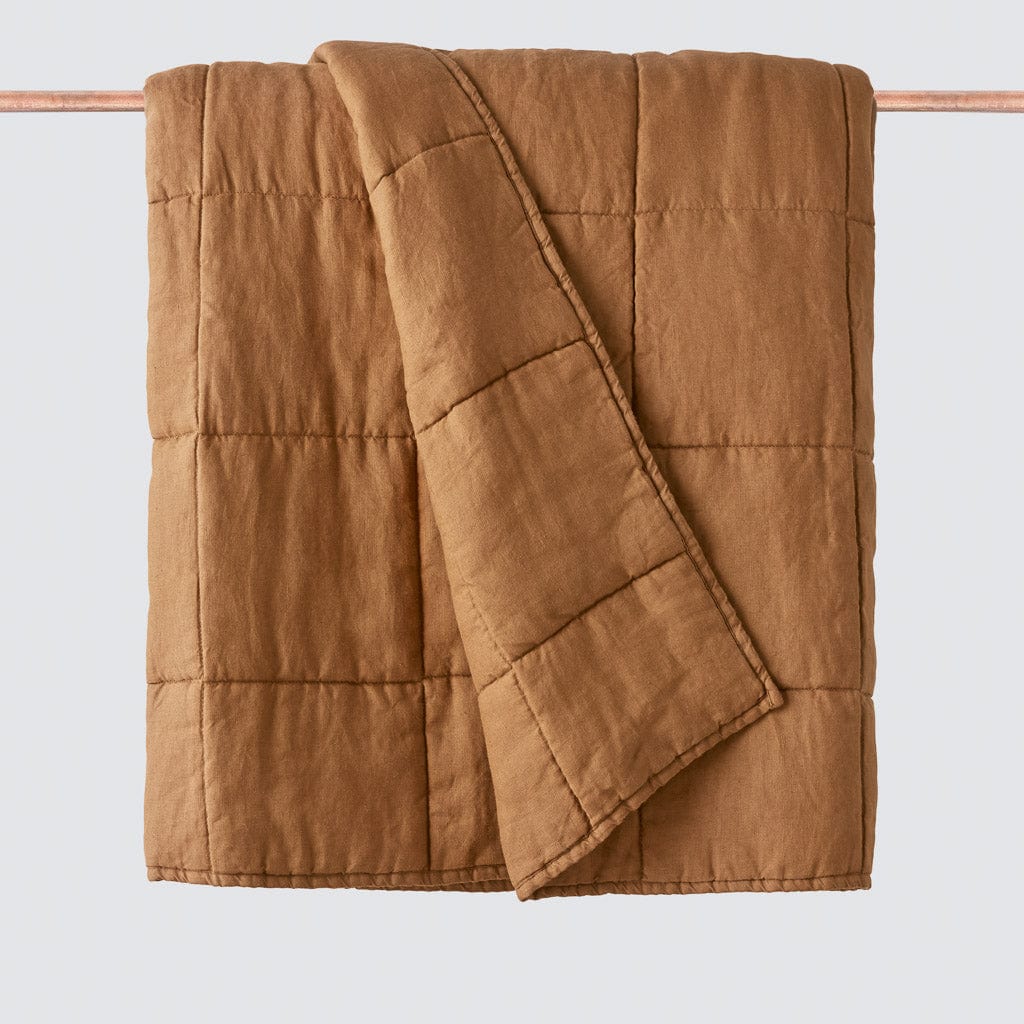 Stonewashed Linen Throw