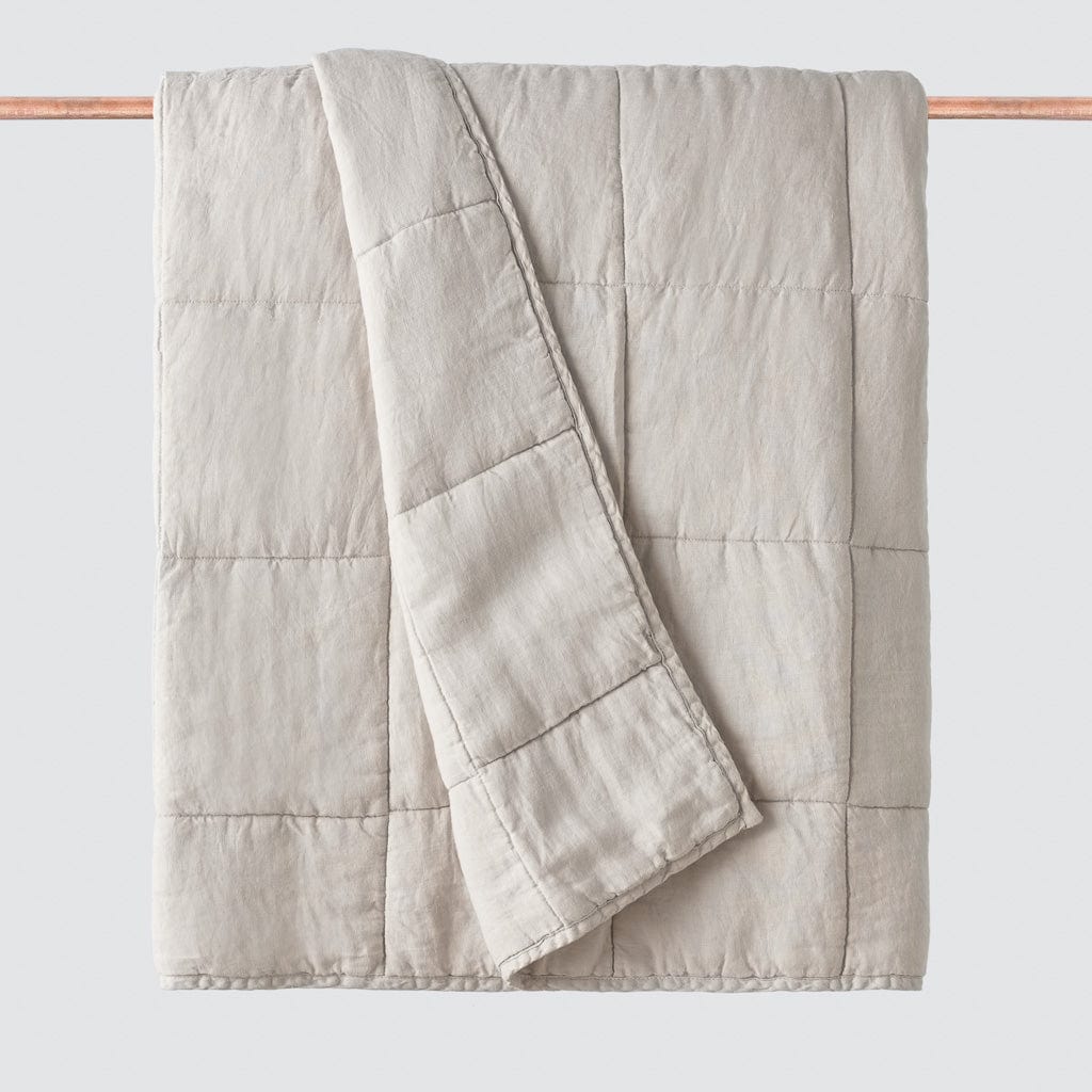 Stonewashed Linen Throw