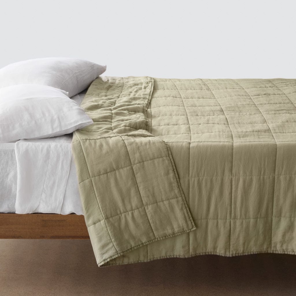 Stonewashed Linen Throw