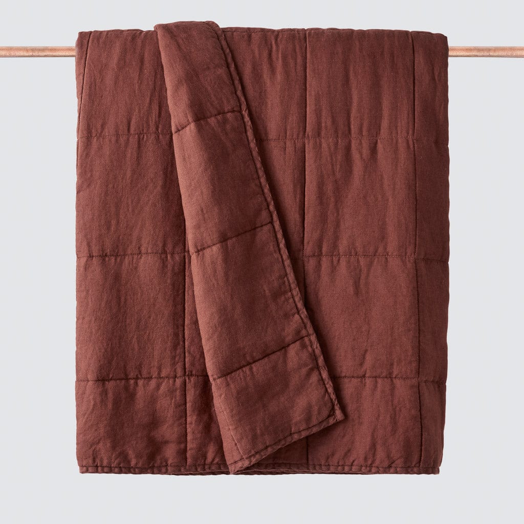 Stonewashed Linen Throw