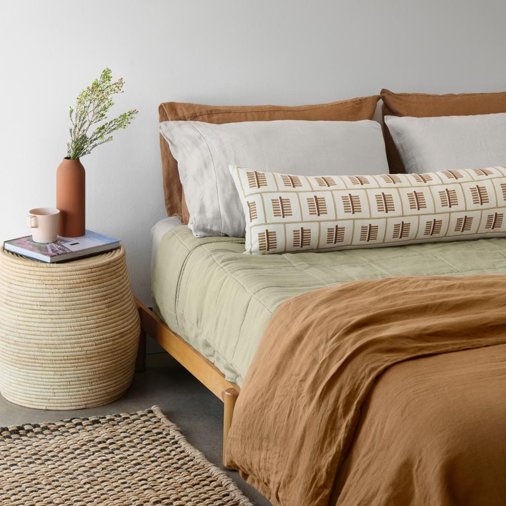 Stonewashed Linen Throw