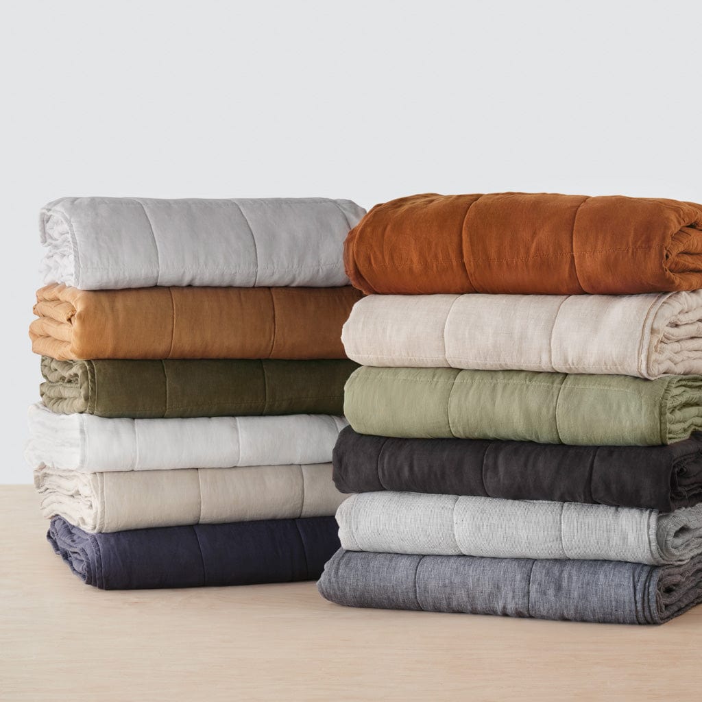 Stonewashed Linen Throw
