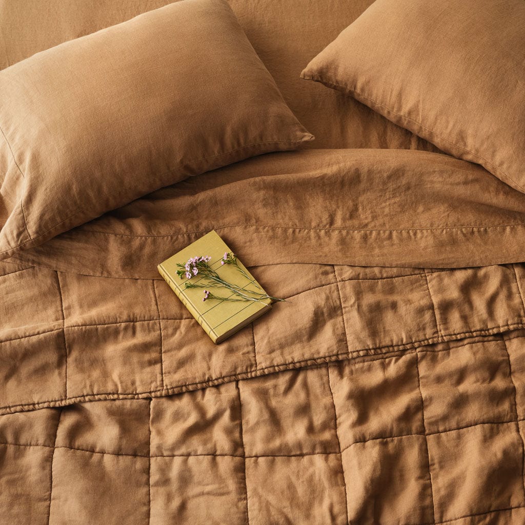 Stonewashed Linen Throw