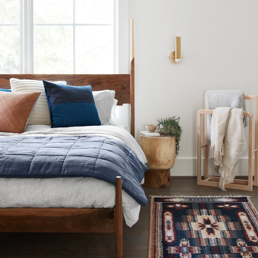 Stonewashed Linen Throw