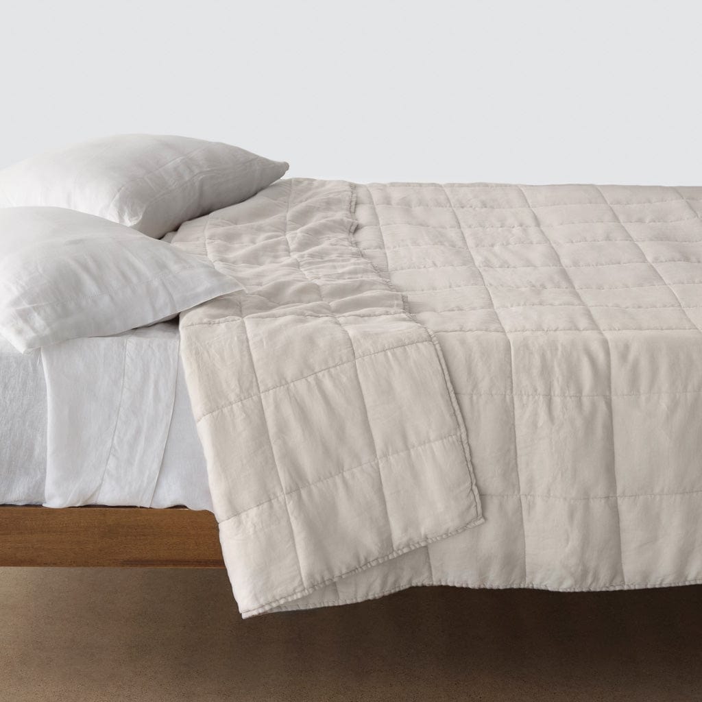 Stonewashed Linen Throw