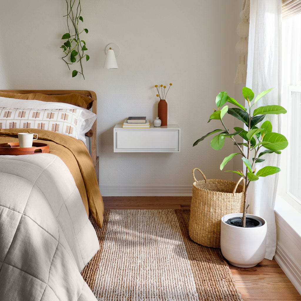 Stonewashed Linen Throw