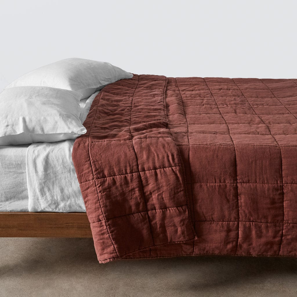 Stonewashed Linen Throw