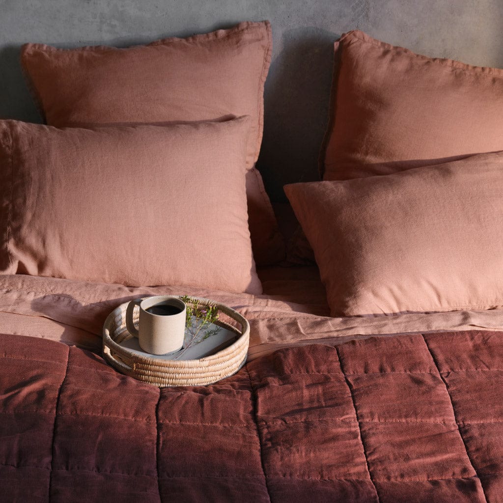 Stonewashed Linen Throw