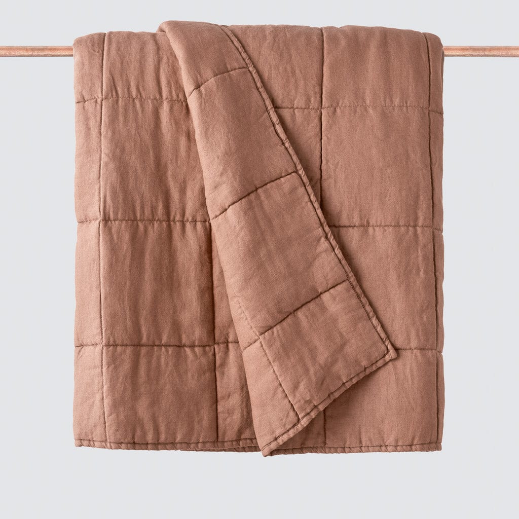 Stonewashed Linen Throw