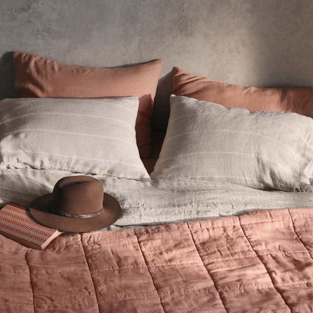 Stonewashed Linen Throw